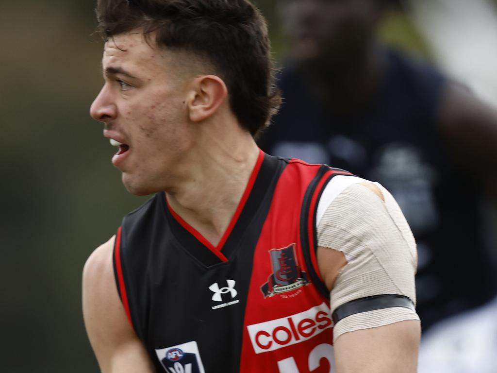 Massimo D’Ambrosio starred for Essendon’s VFL team. Picture: Darrian Traynor/AFL Photos/via Getty Images