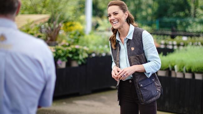 Britain's Catherine, Duchess of Cambridge visits Fakenham Garden Centre in Norfolk. Picture: AFP