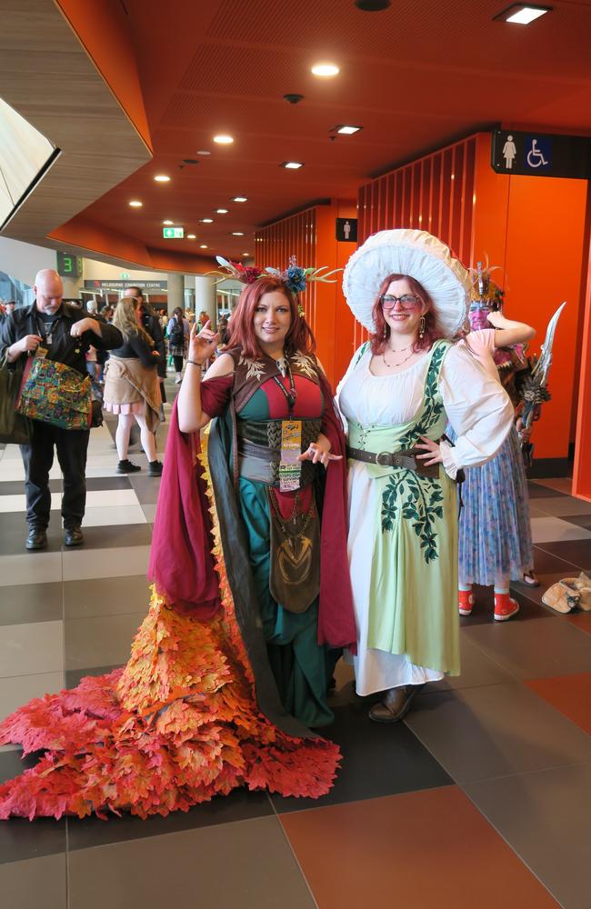 Heidi and Gabi at the 2024 PAX Aus Convention at the Melbourne Convention and Exhibition Centre. Picture: Gemma Scerri