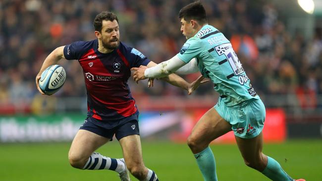 Luke Morahan in action for the Bristol Bears.