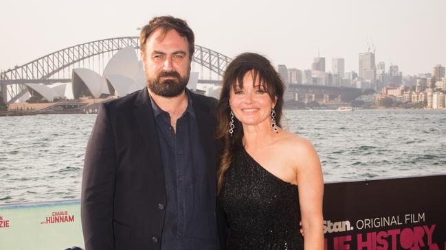 Justin Kurzel and Essie Davis at the premiere of True History of the Kelly Gang in 2020. Supplied