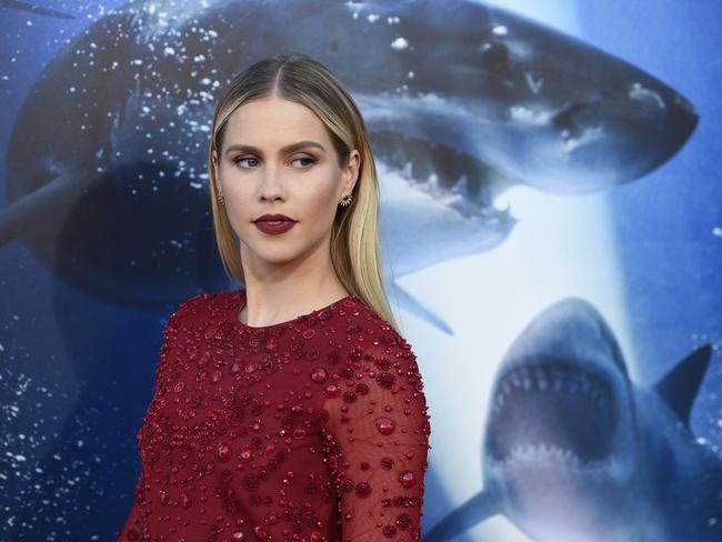 Claire Holt, a cast member in "47 Meters Down," poses at the premiere of the film at the Regency Village Theatre on Monday, June 12, 2017, in Los Angeles. (Photo by Chris Pizzello/Invision/AP)