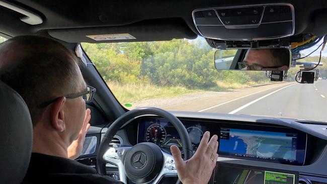 Mercedes-Benz is trialling autonomous vehicles in Australia. Picture: Joshua Dowling.