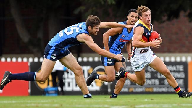 Thomas Read (left) is finally back in the Sturt league side Picture: Tom Huntley