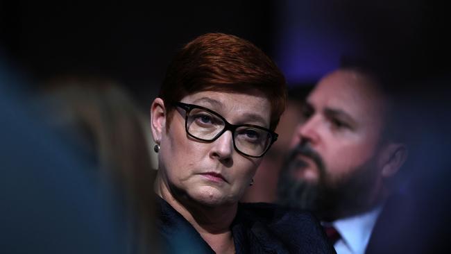 Foreign Minister Marise Payne defended a decision not to go to Honiara. Photo: NCA NewsWire / Gary Ramage