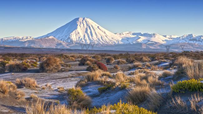 Mount Ngauruhoe and the Rangipo Desert, Tongariro National Park.