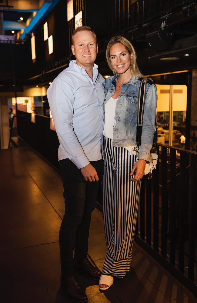 David Lutteral and Emily Seebohm at Brisbane Powerhouse. Picture: Jared Vethaak