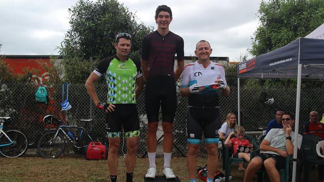 Rising cycling star Luke Azzopardi, 19, (centre) was killed after a car hit his bike on Lake Morris Rd in Kanimbla. The 2023 memorial event for him will be held on February 19. FILE PICTURE: SUPPLIED