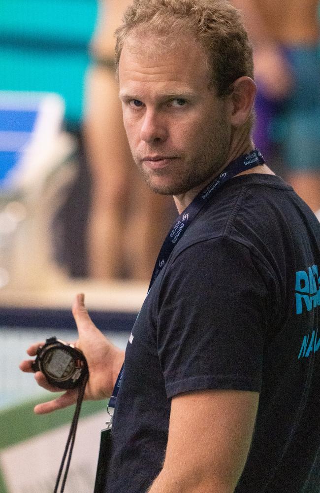 Rackley Swimming Hibiscus Head Coach Josh Smith. Picture: Supplied/ Wade J Brennan