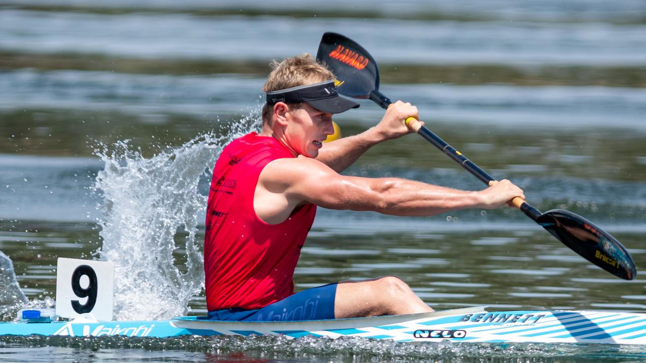 Paddler Noah Harvard is chasing a spot at his first Olympics.