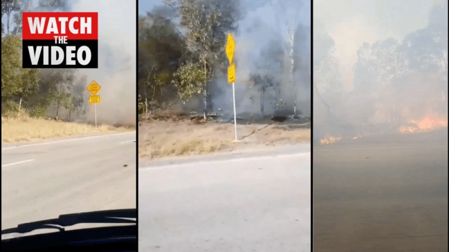 Ormeau: Firefighters Battle Grassfire Next To M1 | The Courier Mail