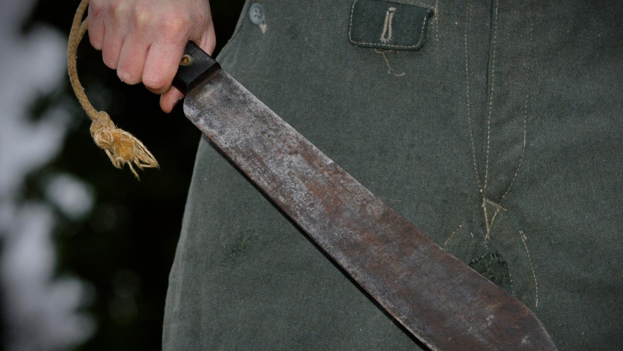 Man attacked in home by thieves armed with machete