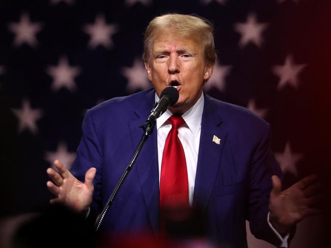 Leading Republican presidential candidate Donald Trump. Picture: Getty/AFP