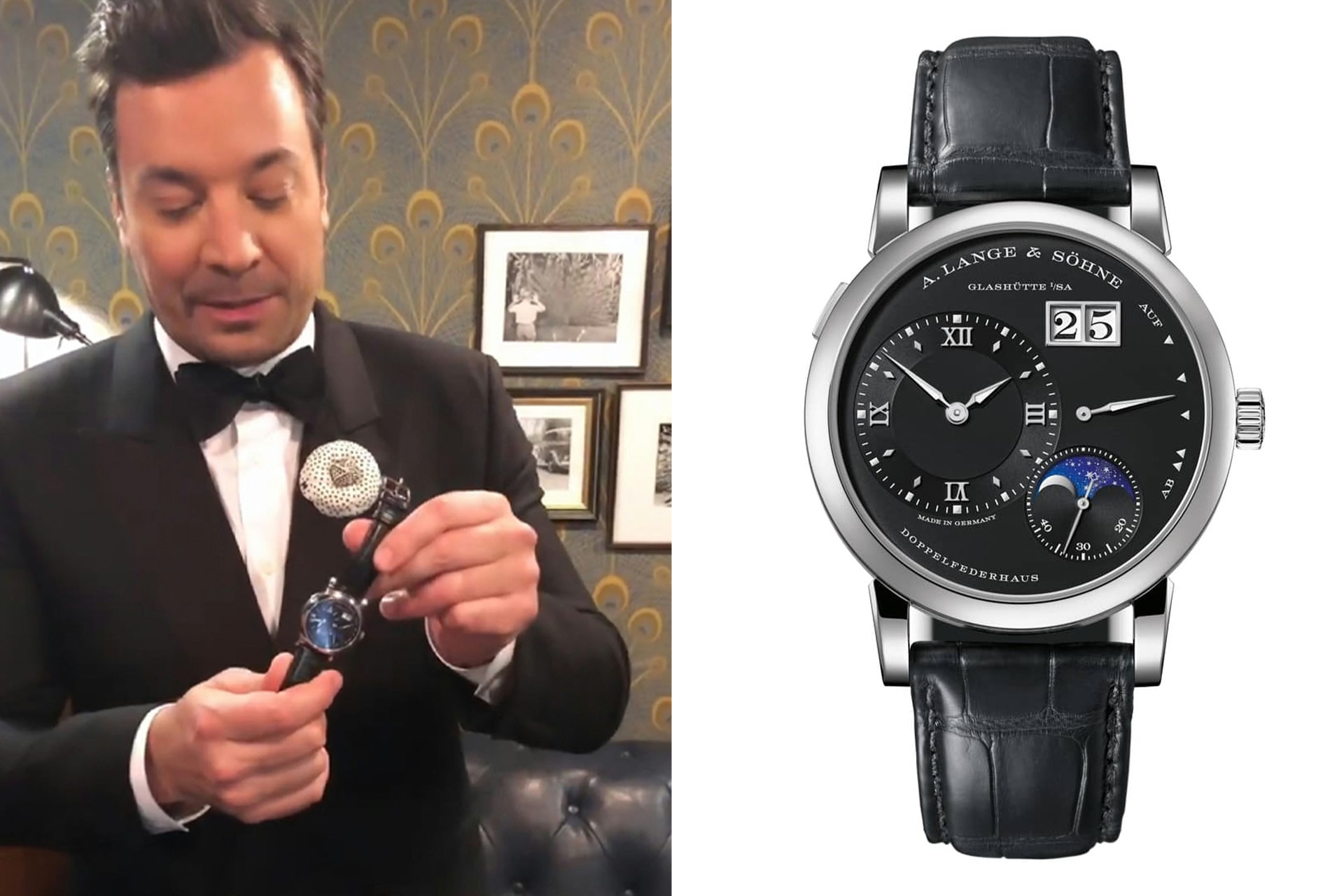 <p><em>Image credits: Instagram/jimmyfallon, A. Lange &amp; S&ouml;hne</em></p><p>&nbsp;</p><h3>Jimmy Fallon, 2019</h3><p>&nbsp;</p><p>Wearing: A. Lange &amp; S&ouml;hne Lange 1 Moon Phase</p><p>&nbsp;</p><p>The quick-talking Jimmy Fallon is hardly the first name that would spring to your mind as a collector of rare German timepieces, but for the 2019 Met Gala, he opted for just that. While it was more or less hidden on the night, Fallon showed off his watch on Instagram earlier in the evening, a gorgeous white gold watch from A. Lange &amp; S&ouml;hne that will resonate with the real collectors.</p>