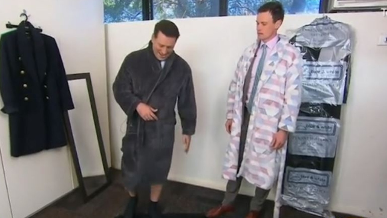 The Today host admitted he felt ‘embarrassed’ stepping on the scales on national television. Picture: Channel 9.