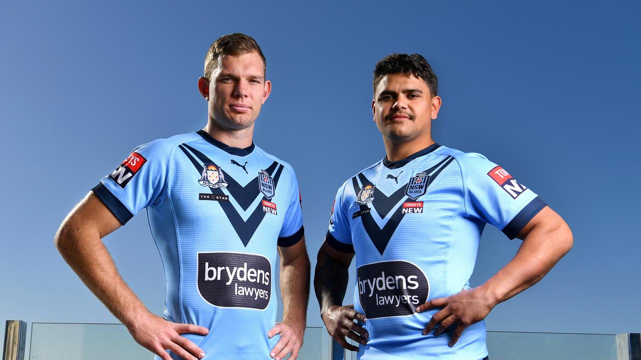 The battle between the superstar fullbacks has been a long time coming, with Tom Trbojevic and Latrell Mitchell last playing each other in 2018. Picture: NRL Images