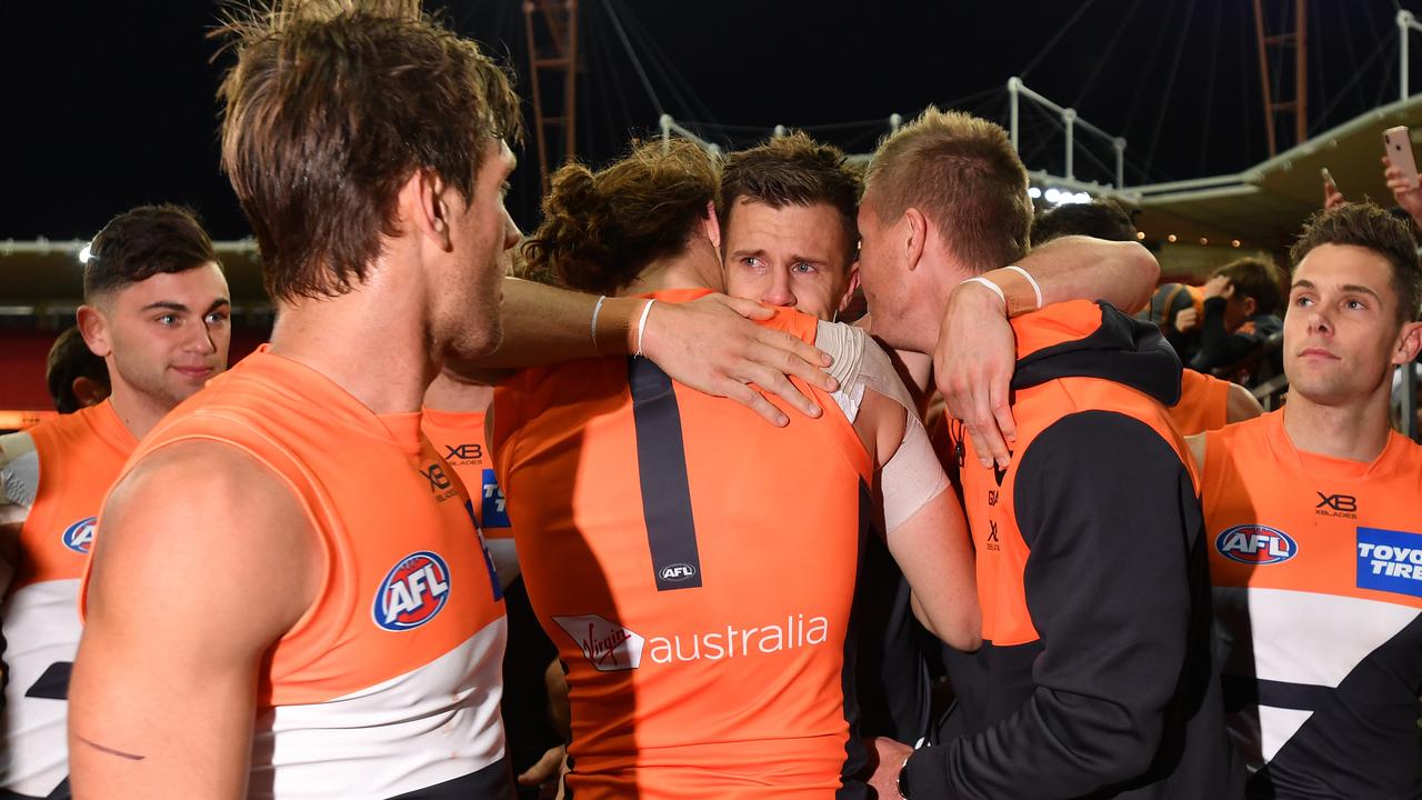 An emotional Brett Deledio is about to endure a tough Grand Final watch.