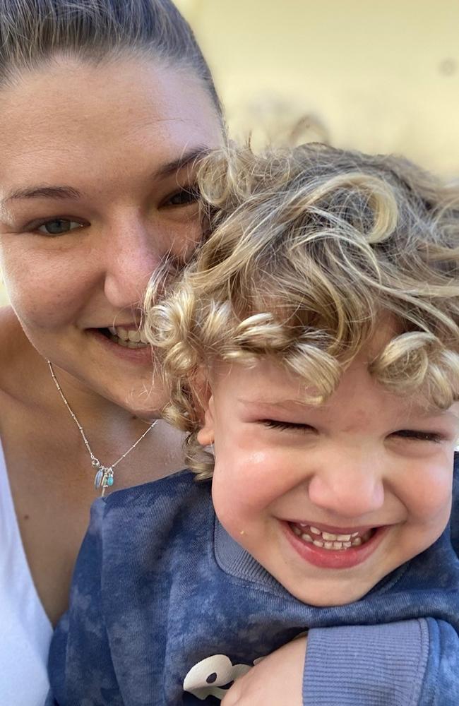 Elijah Abramovic and Ashleigh Adamson are backing the campaign to build a Ronald McDonald Family Room at Mackay Base Hospital. Picture: Contributed