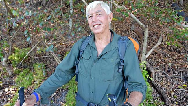 REMEBERED: John Little pictured last year preparing for a 60km charity trek. Picture: Caitlin Zerafa