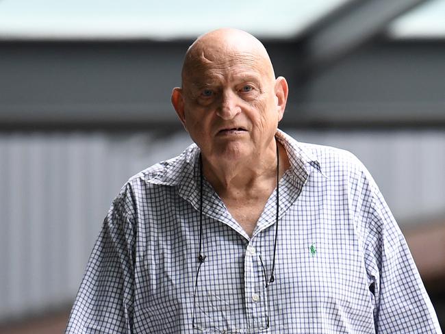 BRISBANE, AUSTRALIA - NewsWire Photos - MARCH 23, 2021.Former detective Bob Dallow leaves the Coroner's Court in Brisbane. Mr Dallow gave evidence at the inquest into the disappearance of Sharron Phillips who vanished without a trace in May 1986, after her car ran out of fuel at Wacol in Brisbane's west. Picture: NCA NewsWire / Dan Peled