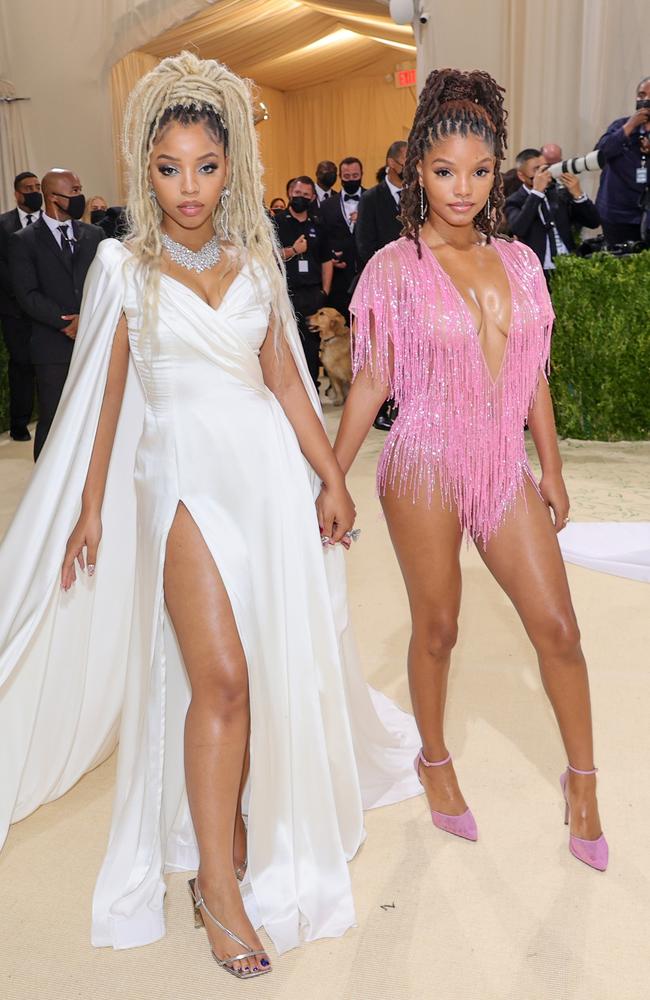 Chloe Bailey and Halle Bailey. Picture: Getty Images