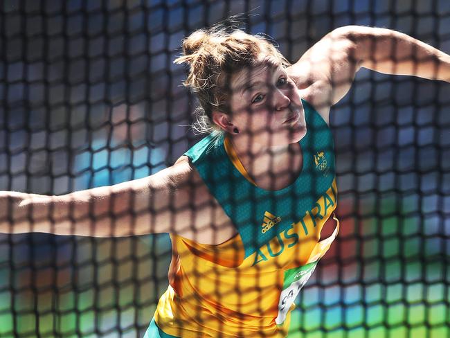 Australia's Dani Stevens competing at the Rio Olympics. Pic: Phil Hillyard