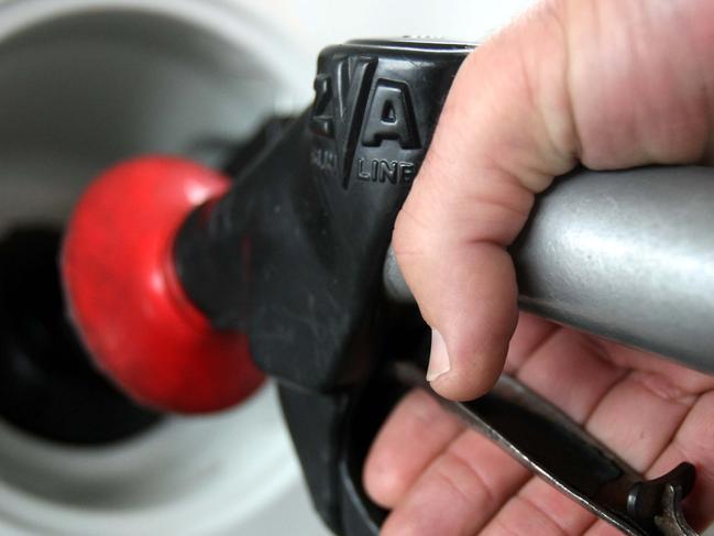 Generic photos of a petrol pump for a car