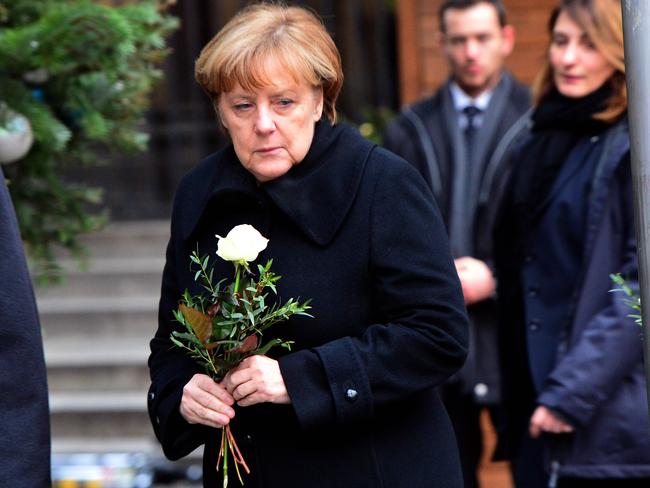 German Chancellor Angela Merkel has been criticised over her ‘open-door’ migration policy. Picture: Maurizio Gambarini/dpa via AP