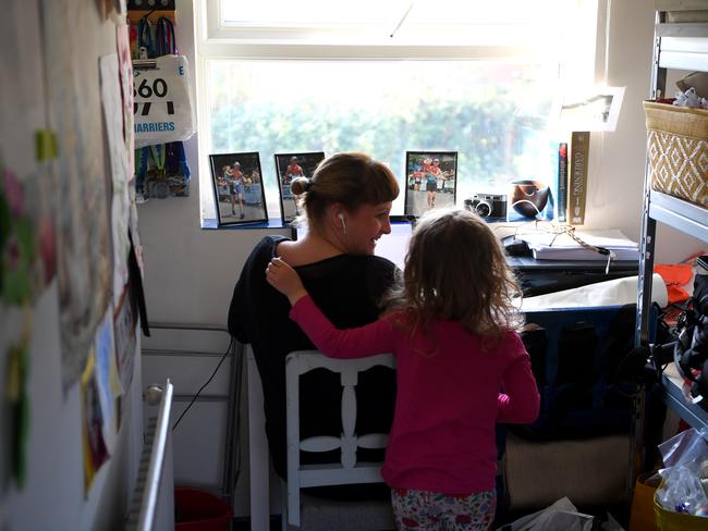 Around the globe, children of all ages are spending more time at home with parents and carers. Picture: Getty Images