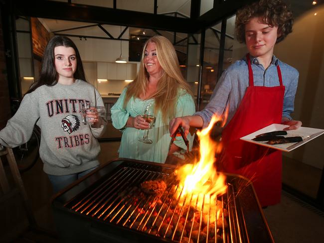 Family barbecues could be a thing of the past if a Bayside Council idea to ban them grows legs. Picture: Ian Currie