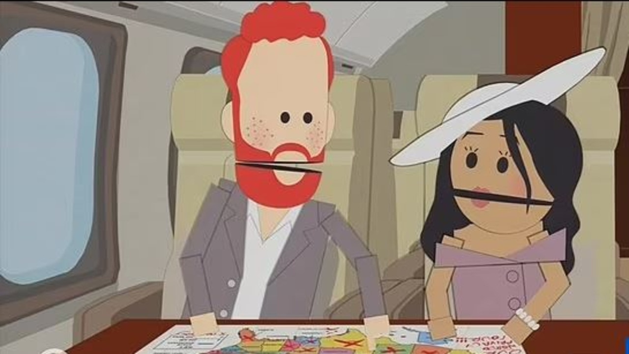 South Park fans in fits as comedy takes aim at Harry and Meghan