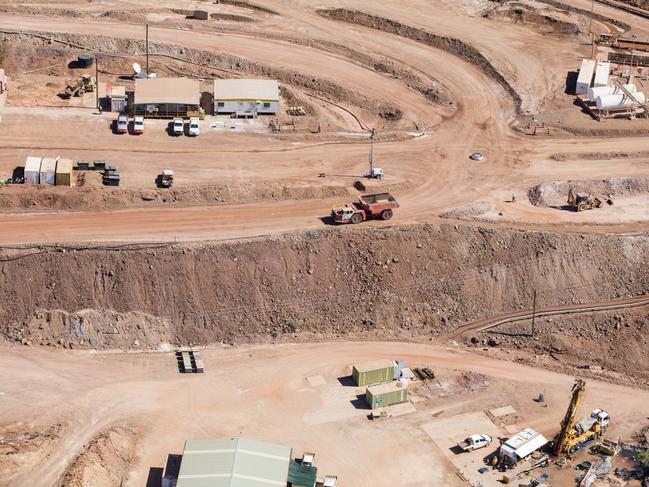 A view over the Capricorn Copper Mine about 125km north of Mount Isa.