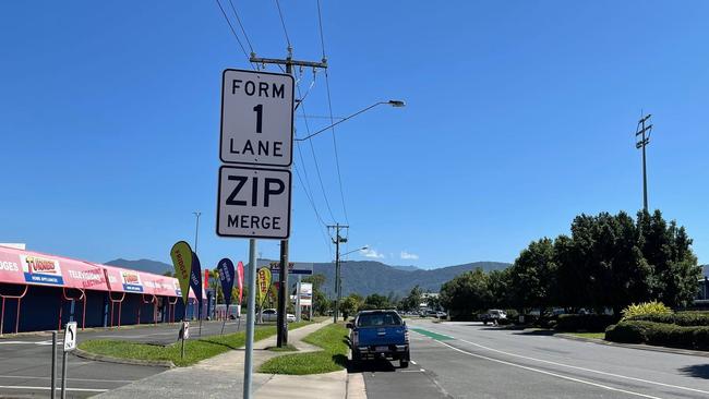 Zip lanes are causing headaches for Cairns drivers. PHOTO: Andreas Nicola