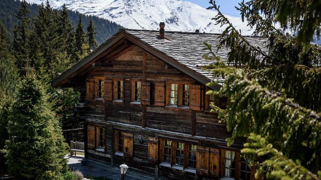 Prince Andrew and Sarah Ferguson are trying to sell this Swiss chalet. Picture: Fabrice COFFRINI / AFP.