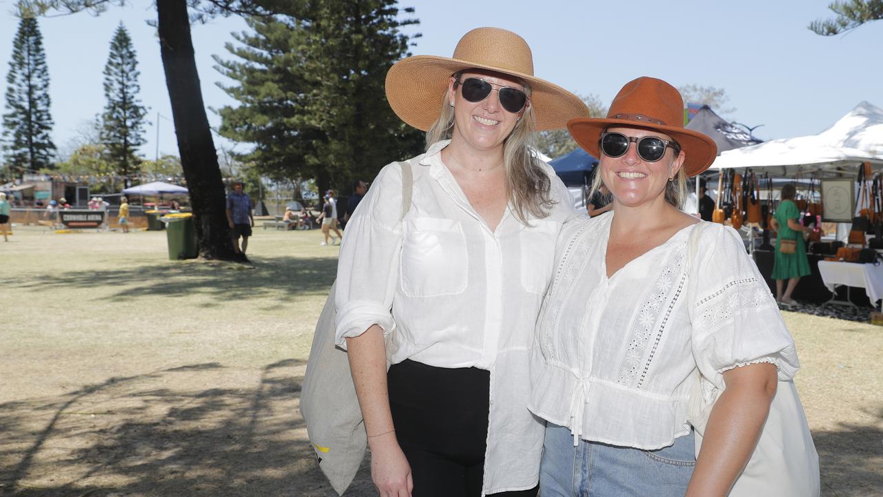 Brooke Gibson and Rebecca King during the 10th Groundwater Country Music Festival. Picture: Regi Varghese