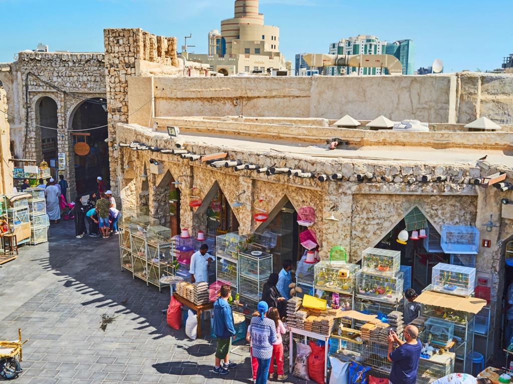 Beware the bird market in Souq Waqif.