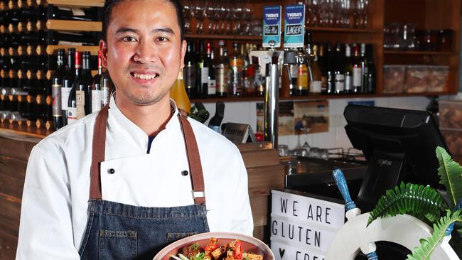 Owner/chef Kevin Nguyen at Le Feu in Mornington. Picture Rebecca Michael.