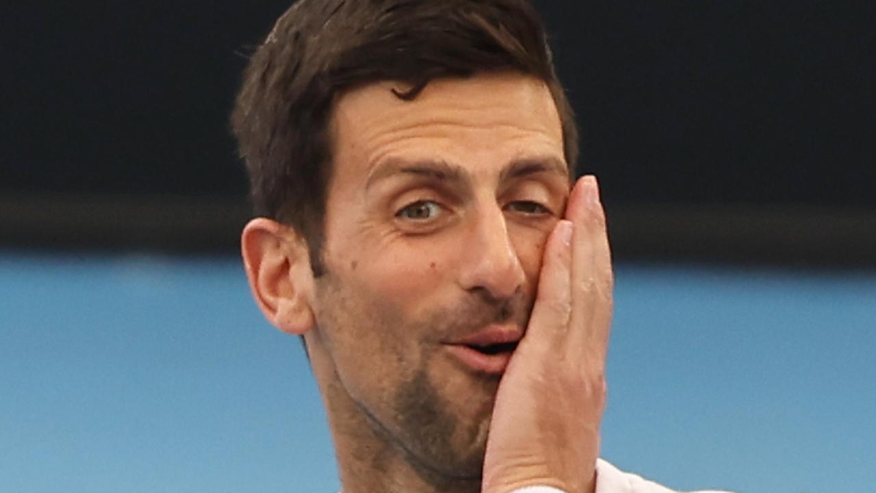 ADELAIDE, AUSTRALIA - NewsWire Photos December 28 2022: Serbian tennis player Novak Djokovic is seen during a training session at Memorial Drive in Adelaide. NCA NewsWire / David Mariuz