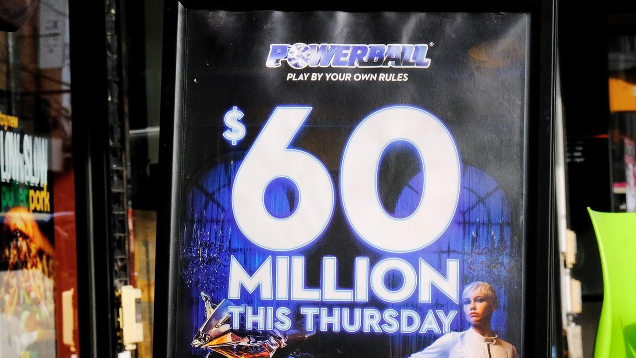 The $60m jackpot was the second biggest lottery prize of the year so far. Picture: NCA NewsWire / Luis Enrique Ascui