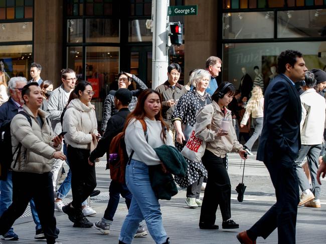 SYDNEY, AUSTRALIA - NewsWire Photos JUNE 4, 2024: General vision of Sydney CBD and ASX. The ABS is due to release National Accounts today expected to show growth in the economy was Ãvery weakÃ for the March quarter. Picture: NewsWire / Nikki Short