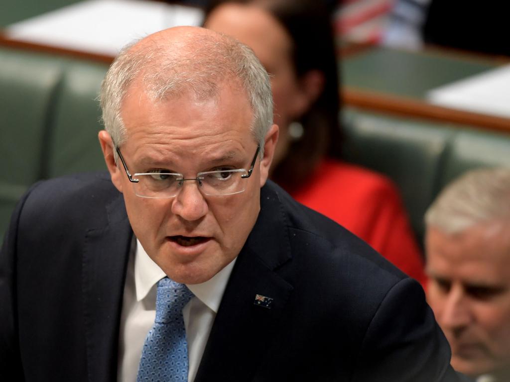 Mr Turnbull took pleasure in pointing out that Prime Minister Scott Morrison has not been faring well in the polls. Picture: Getty Images