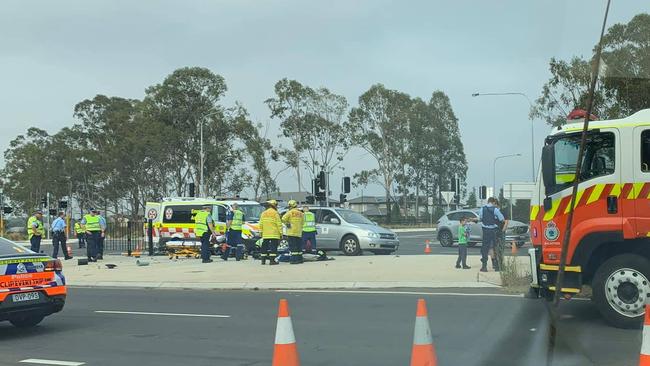 The scene of the accident on The Northern Rd. Picture: supplied