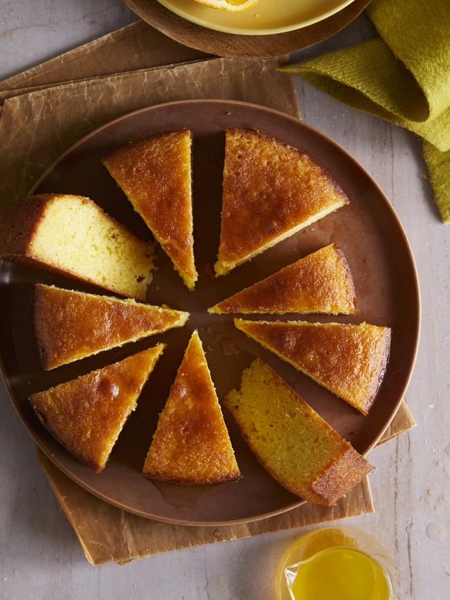 Orange polenta cake. Picture: Guy Bailey