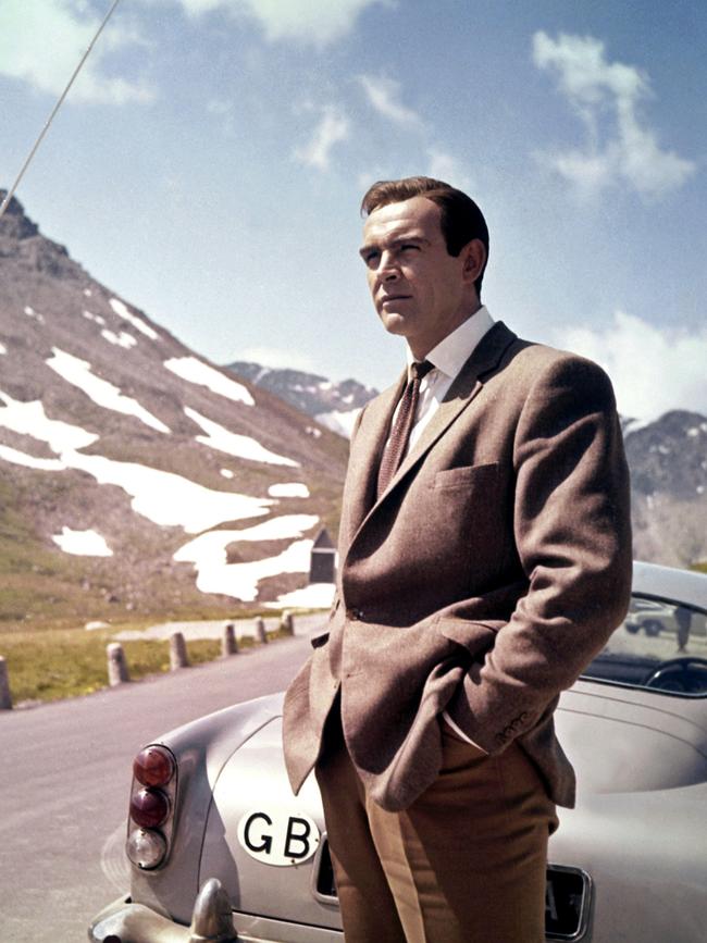 Sean Connery as 007 in Goldfinger.