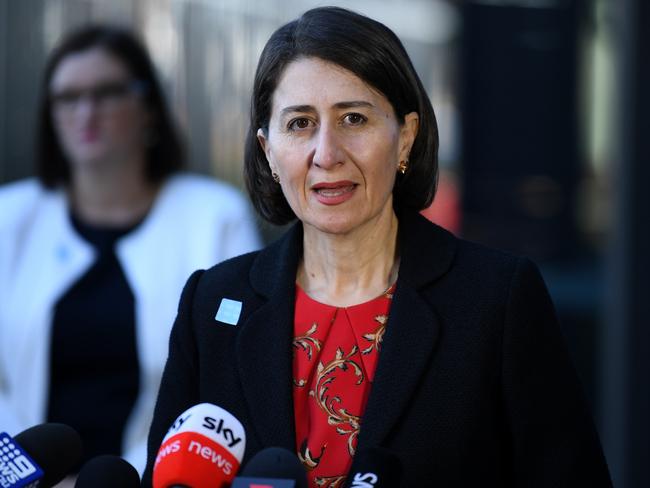 NSW Premier Gladys Berejiklian made the announcement this week. Picture: Joel Carrett