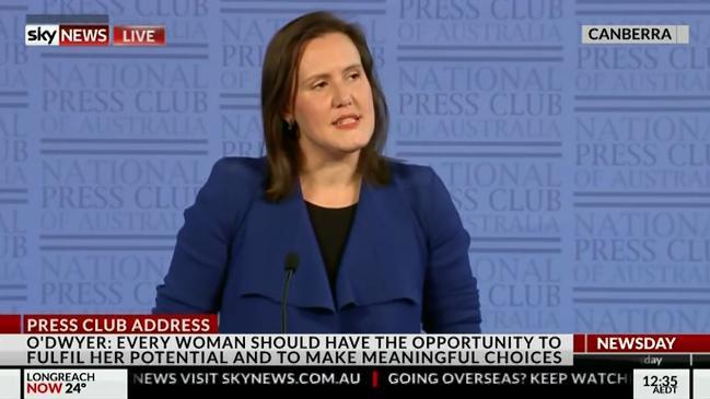 Kelly O'Dwyer speaks on feminism