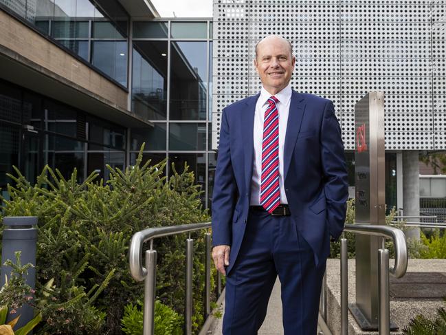 16/02/2022 CSL CEO Paul Perreault ahead of delivering the company's financial results. . Aaron Francis/The Australian