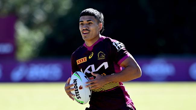 The NRL contacted Deine Mariner in a bid to ascertain whether the Dolphins breached contracting laws by inducing the Brisbane centre to walk out on his Broncos deal. Picture: Getty Images