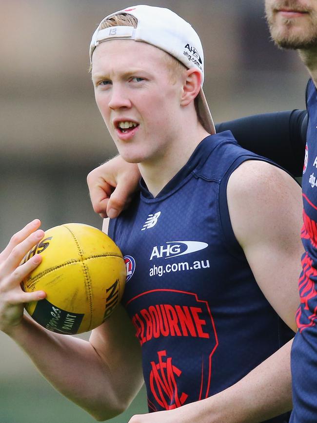 Melbourne young gun Clayton Oliver.