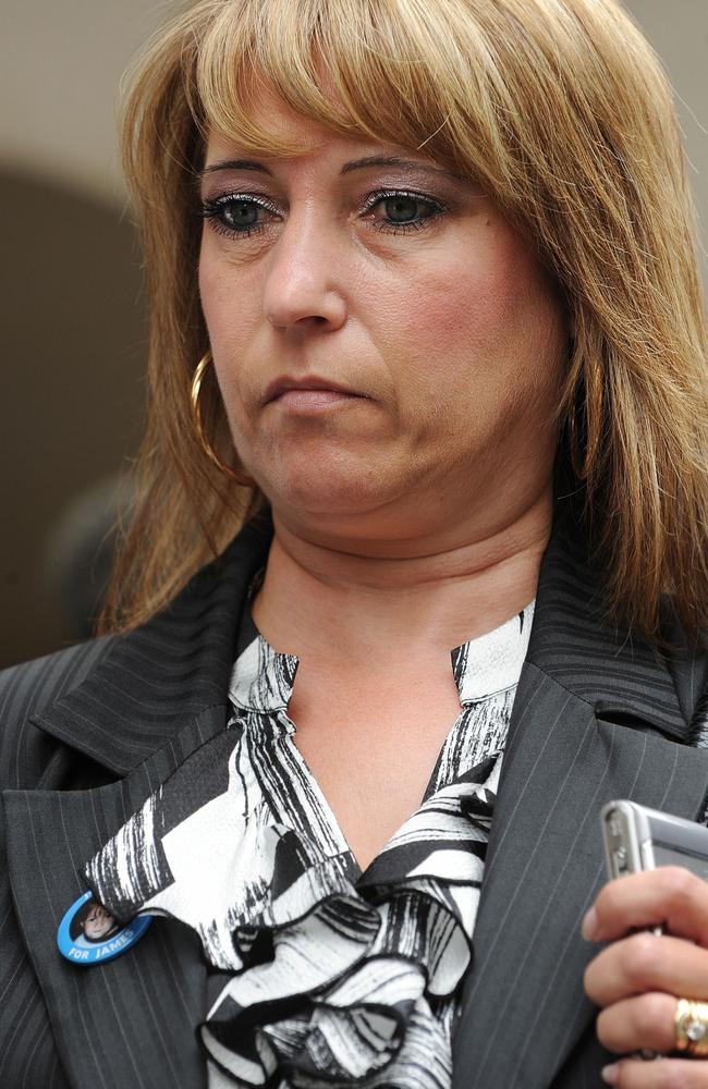 Denise Fergus has told of her fears she is being trolled by her son’s brutal murderers. Picture: AFP.